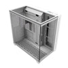 Gabinete Gamer PCYes Mid Tower Forcefield MAX White Ghost Branco Com Lateral e Frente em Vidro Temperado - GFFMAXWG