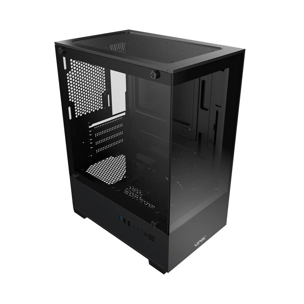 Gabinete Gamer Vinik G-Shield Mid Tower C/ Frente e Lateral em Vidro Temperado Preto - GGGSBKV2