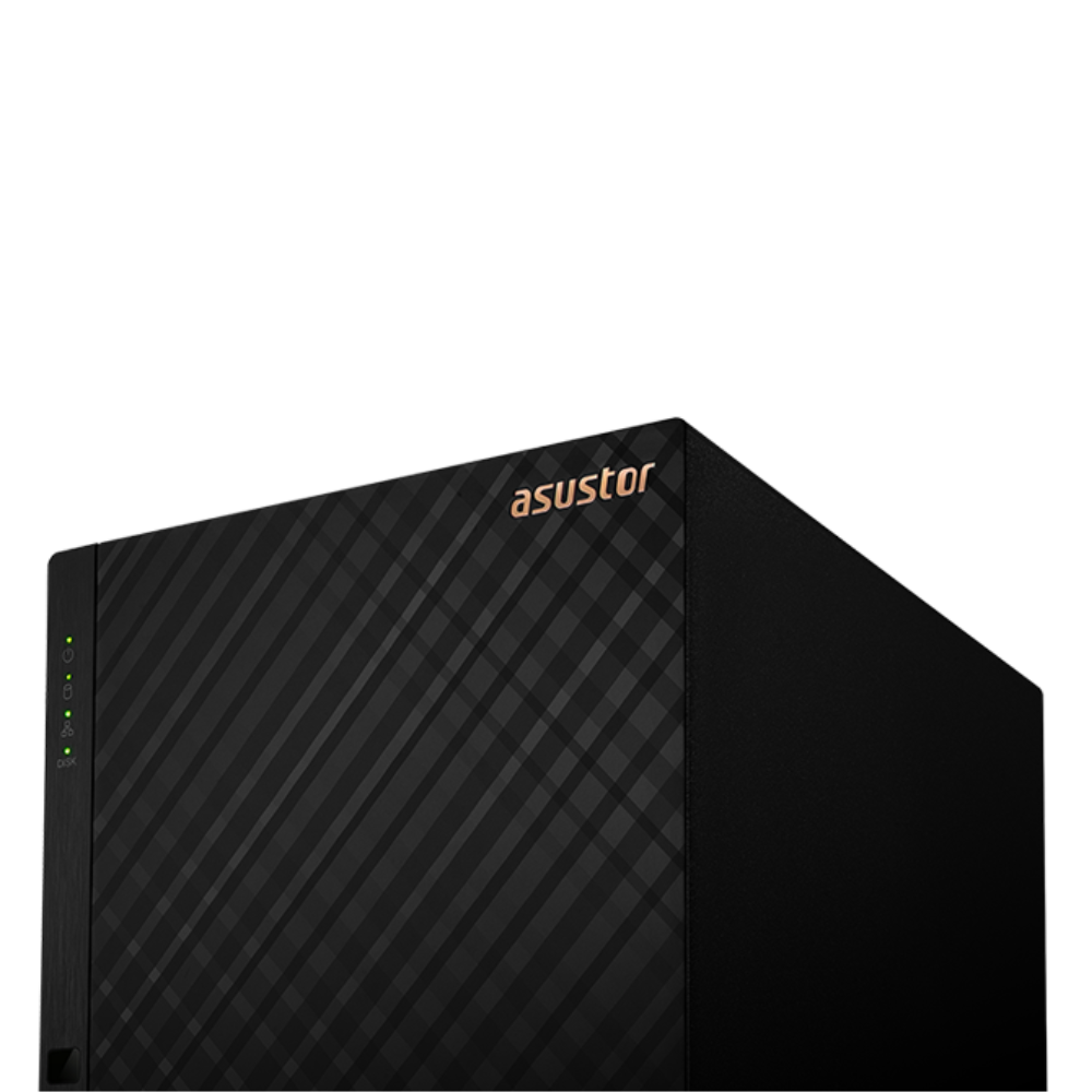 Storage Nas 4 Baias Asustor Drivestor 4 Gen2 Quad Core 1.7Ghz 1Gb Ddr4 - As1104T