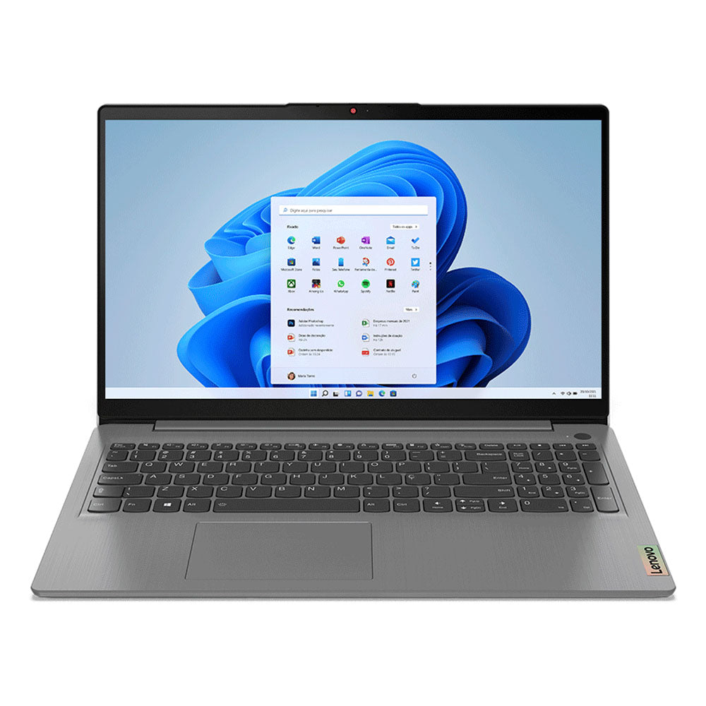 Notebook Lenovo Ideapad 3i I7-1165G7 8gb 256Gb Ssd 15.6 Pols Win11 Home - 82MD0008BR