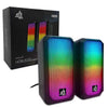 Caixa De Som Knup Horus 2.0 Multimidia 10W RMS C/ Led RGB Usb e P2 - KP-RO810