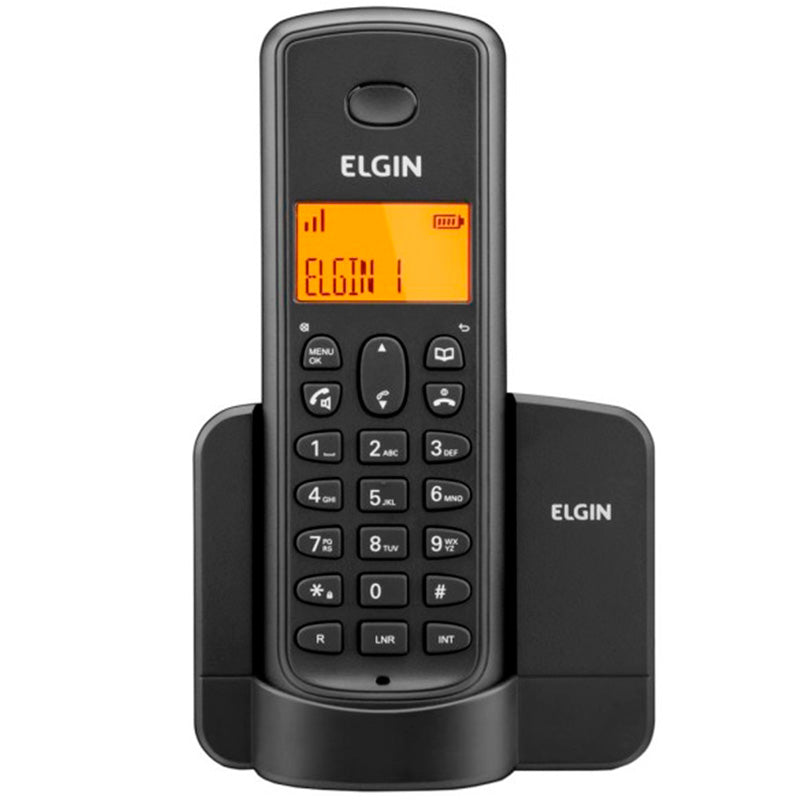 Telefone Sem Fio Elgin Tsf 8002 + 1 Ramal - Dect6.0 Teclado Iluminado, Identifica