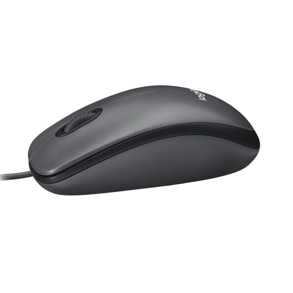 Mouse Logitech C/ Fio M90 Cinza - 910-004053