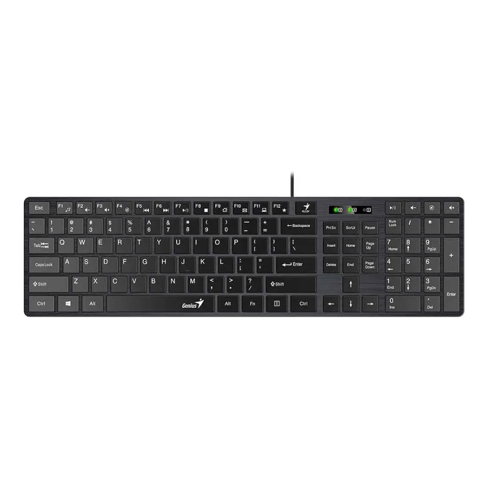 Teclado Usb Genius Slimstar SS-126 Abnt 2 - 31310017423
