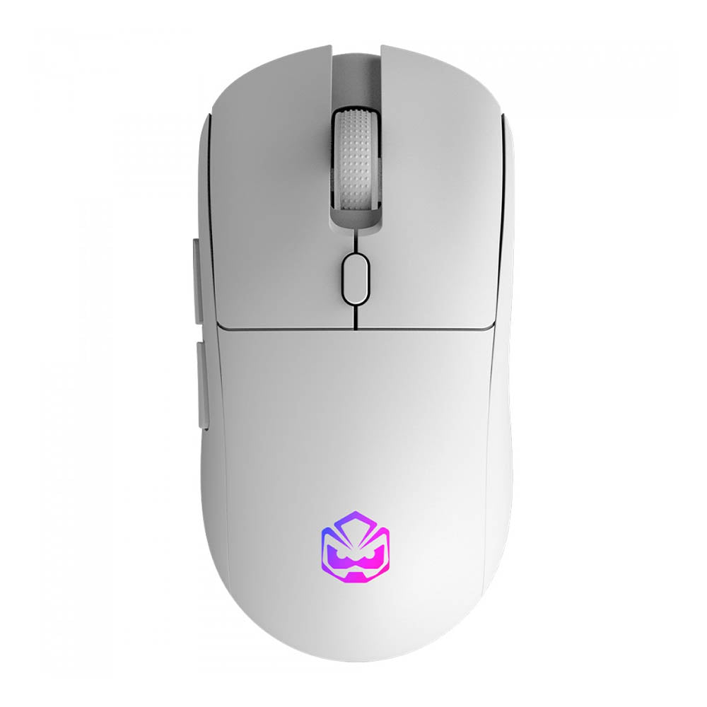 Mouse Gamer Sem Fio PCYes Basaran White Ghost 6 Botões 10000dpi RGB Branco - PMGBRSTWG