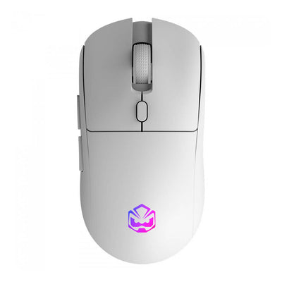 Mouse Gamer Sem Fio PCYes Basaran White Ghost 6 Botões 10000dpi RGB Branco - PMGBRSTWG