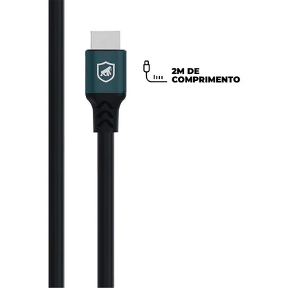 Cabo HDMI Macho 2.0 GShield Survivor 2m Preto - GS-9023