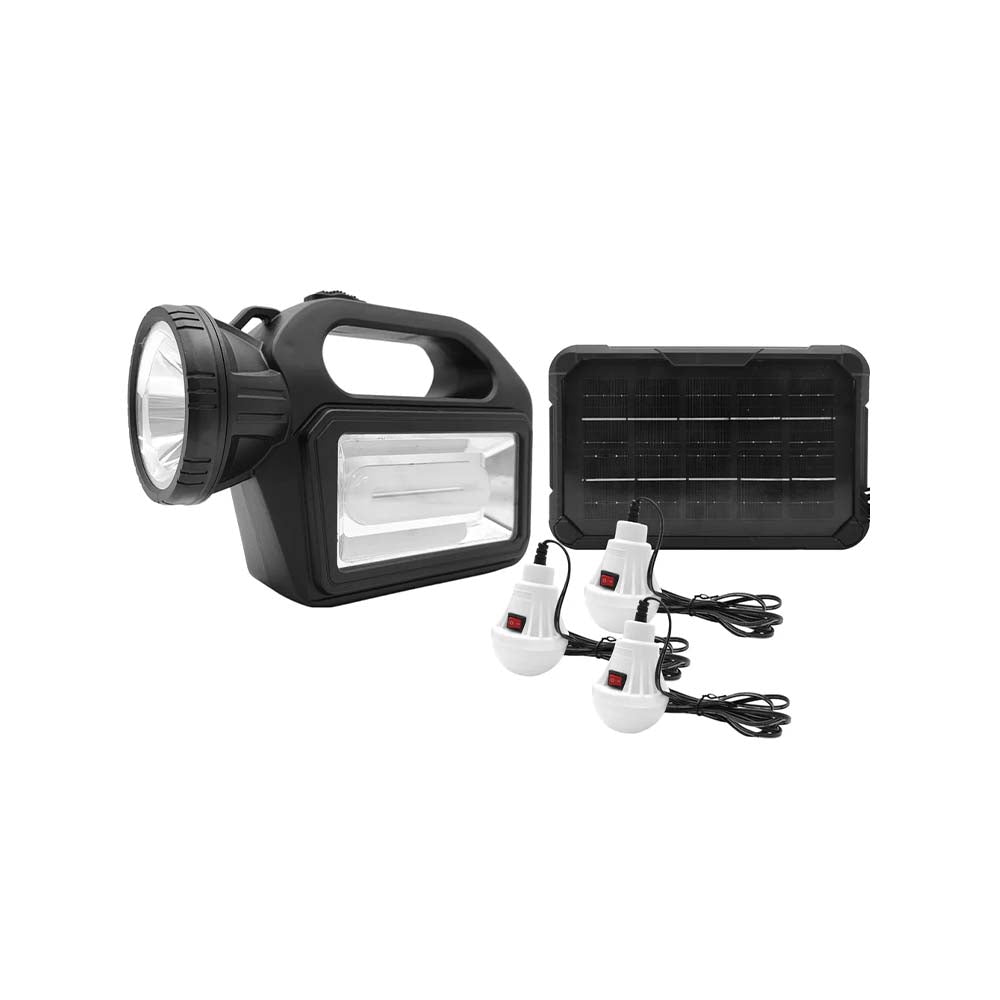 Kit de Iluminação Solar C/ Placa / Lanterna e Lampadas Led Luatek - LK-3140
