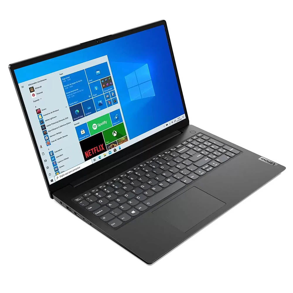 Notebook Lenovo V15 Intel Core I5-1235U 8gb 256gb Ssd Win11 Pro 15.6 Pols Cinza - 82UM0007BR