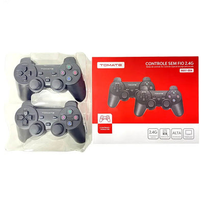 Kit C/ 2 Controles Sem Fio Wireless 2.4G Tomate - MAY-004