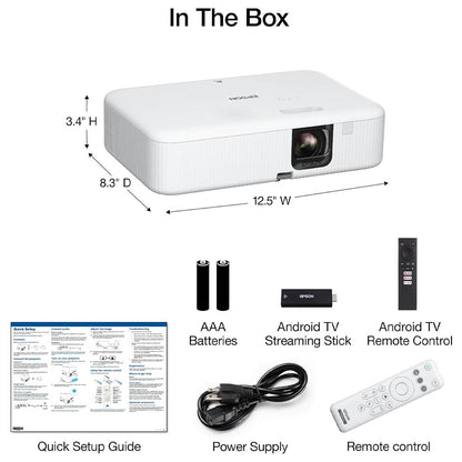 Projetor Epson Powerlite FH02 V11HA85020 - 3000 Lumens FHD