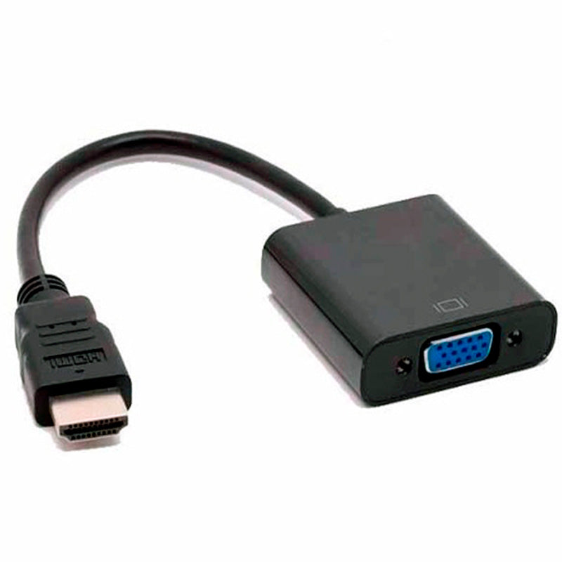Adaptador Conversor Hdmi Para Vga Fêmea Com Áudio Knup - KP-5032