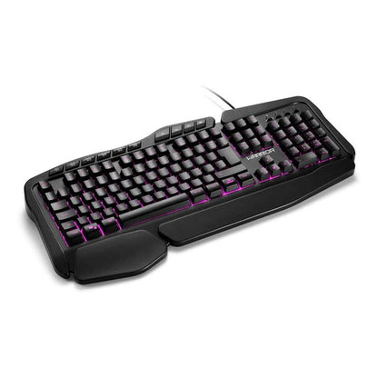 Teclado Gamer Warrior Clancy Rgb Macro - TC241