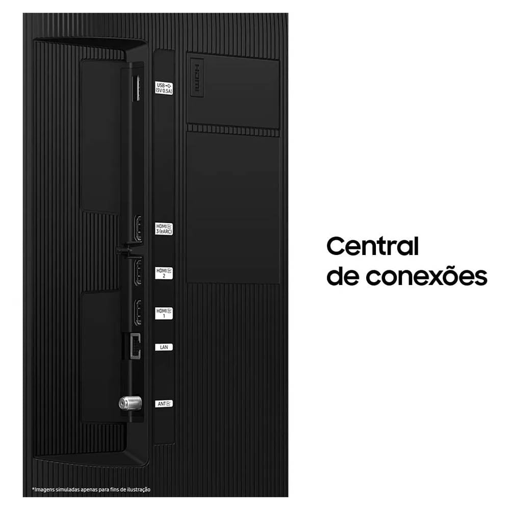 Smart TV Led Samsung Crystal 65" UHD 4K Wi-fi Bluetooth 5.2 USB HDMI Alexa Integrada - 65DU7700