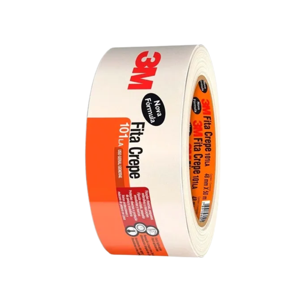Fita Crepe 3M 48x50 101LA Bege - 84501