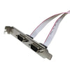 Placa Pci-e 2 Portas Serial e 1 Paralela Espelho Low Profile