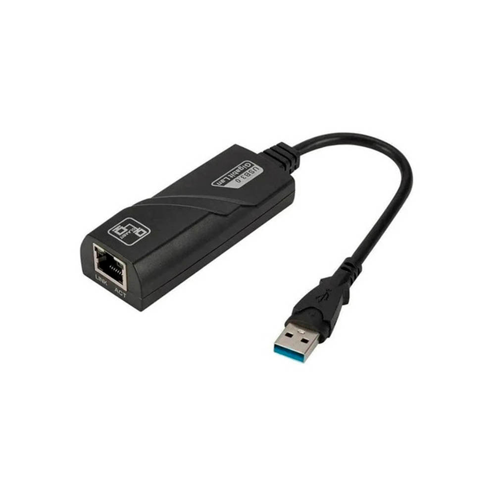 Adaptador Usb 3.0 Para Rj45 10/100/1000 (Placa De Rede Usb) Ethernet Gigabit