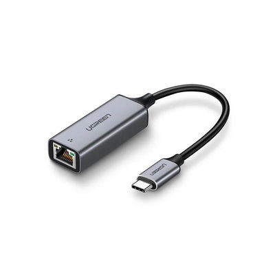 Adaptador Conversor Ethernet USB Tipo C p/ RJ45 3.1 Ugreen Cinza - CM199