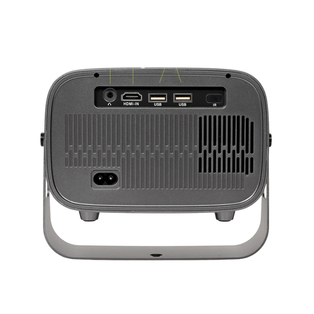 Projetor Smart GET Vision  Full HD 3000 Lumens Android 13 C/ Alto Falante LED HDMI 2x Usb Wi-Fi 120 Pols - 72510