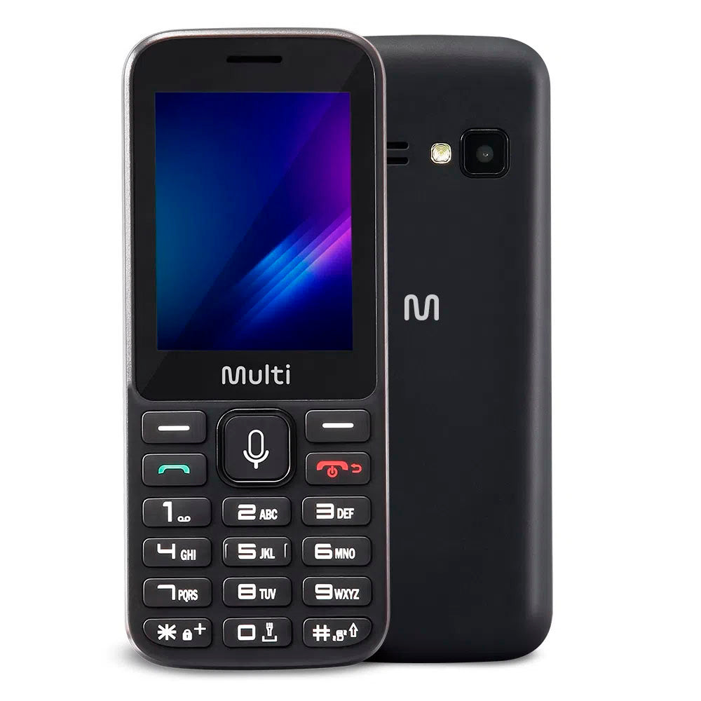 Telefone Celular Multilaser Zapp II 2.4 Pols 512mb Preto - P9161