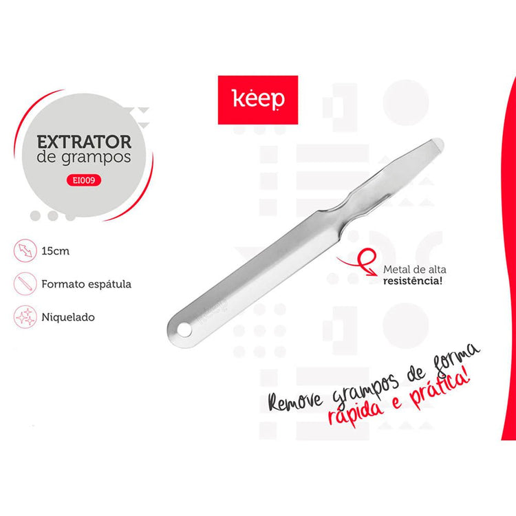 Extrator de Grampos Espatula Keep - EI009 - Truedata