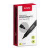 Caneta Marcador Permanente Keep Duas Pontas Fina/Ultrafina 1mm/0.4mm Preto - MR020