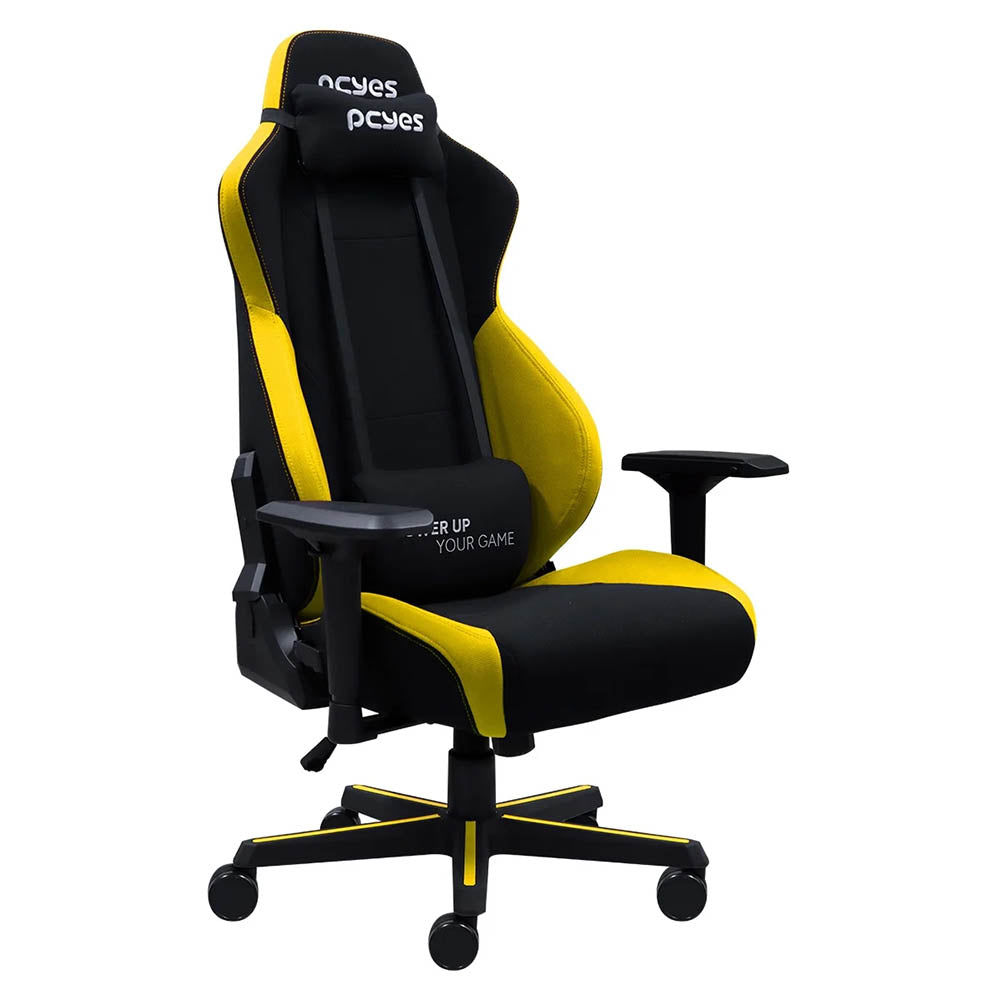 Cadeira Gamer PCYes Mad Racer V8 Turbo Preta / Amarela - V8TBMADAM
