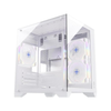 Gabinete Gamer Fortrek Clarity C/ Lateral em Vidro Temperado Branco - 83457