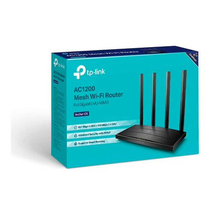 Roteador Wireless  TP-Link AC1300 Dual Band Gigabit Mesh - Archer C6 Truedata
