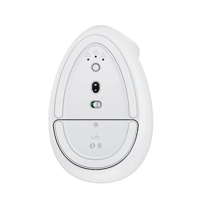 Mouse Ergonomico Sem Fio Logitech Lift Vertical Usb Branco Wireless / Bluetooth - 910-006469 Truedata
