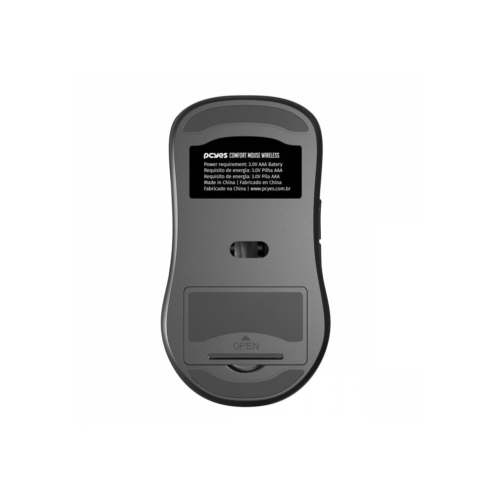 Mouse Sem Fio PCYes Comfort 1200Dpi Wireless Preto - PMOC12W