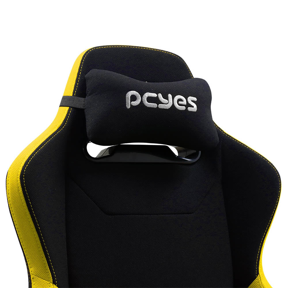 Cadeira Gamer PCYes Mad Racer V8 Turbo Preta / Amarela - V8TBMADAM