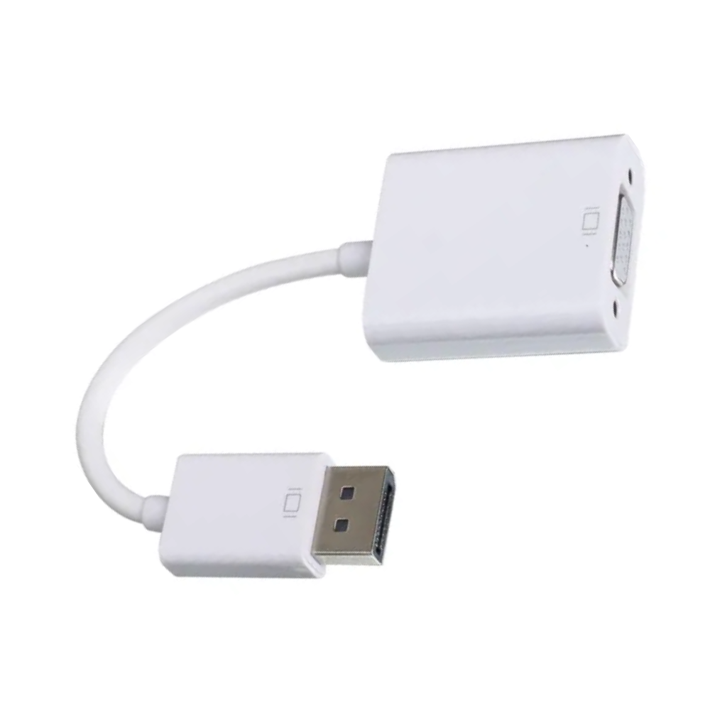 Adaptador Displayport Para VGA Storm 15cm Branco ADAP0044 - 63356