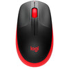 Mouse Sem Fio Logitech M190 Vermelho / Preto - 910-005904
