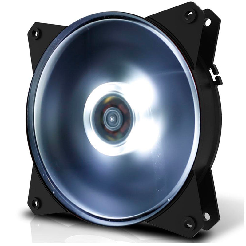 Cooler Fan para Gabinete Cooler Master Masterfan MF120L Led Branco - R4-C1DS-12FW-R1