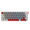 Teclado Gamer Mecanico PCYes 60% Usb A / Tipo C RGB Rainbow Switch Red Anti Ghost Kuromori White Ghost - PTKMWG60RD