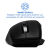 Mouse Sem Fio Ergonomico Multimode Smart Scroll Multi MS2000 3000dpi Preto - MO406
