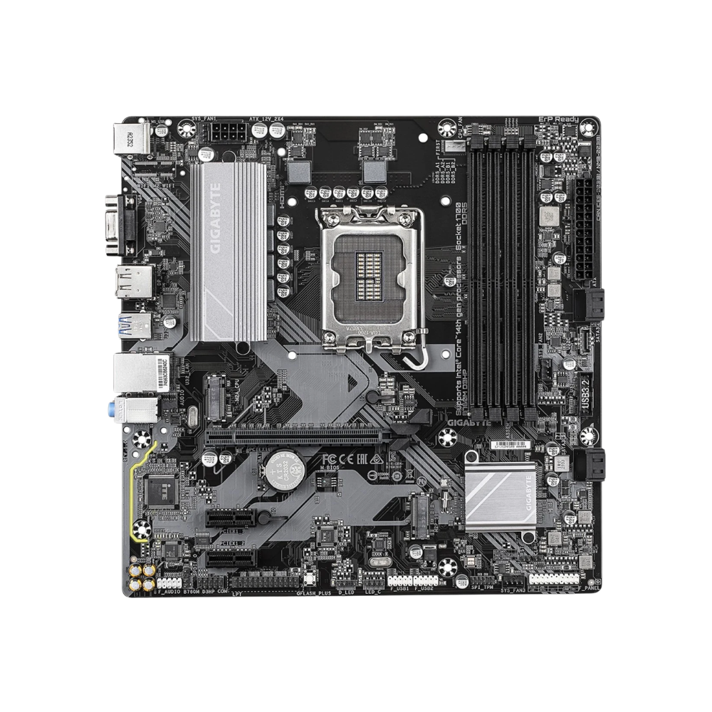 Placa Mae Gigabyte B760M  D3HP 1.0 Intel Lga 1700 Ddr5 Hdmi M.2 DP Usb-C (12a e 13a Geração) -  9MB76M3HP-00-G10