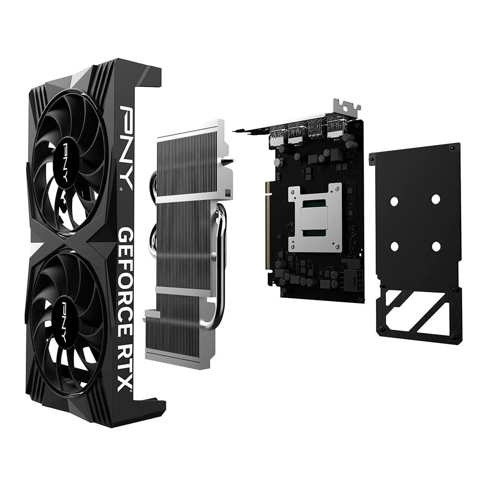 Placa De Video 8gb Rtx4060 Gddr6 Nvidia GeForce PNY Verto 128bits 2460mhz 3x Displayport 1x Hdmi - VCG40608DFXPB1