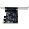 Placa Pci-e 2 Portas Serial e 1 Paralela Espelho Low Profile