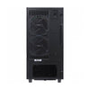 Gabinete Gamer PCYes Mid Tower Gravity Preto Com Lateral Invertida em Vidro Temperado C/ 2 Fans RGB - GRPTRGB1FV