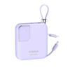 Carregador Portátil Power Bank AGold 10000Mah Turbo e PD Usb Tipo C e Lighting Roxo - BTE-48A