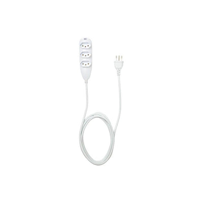 Extensão Elétrica 3 Tomadas 10A 5mt Bivolt Branca Intelbras EXT 3005 - 4830146