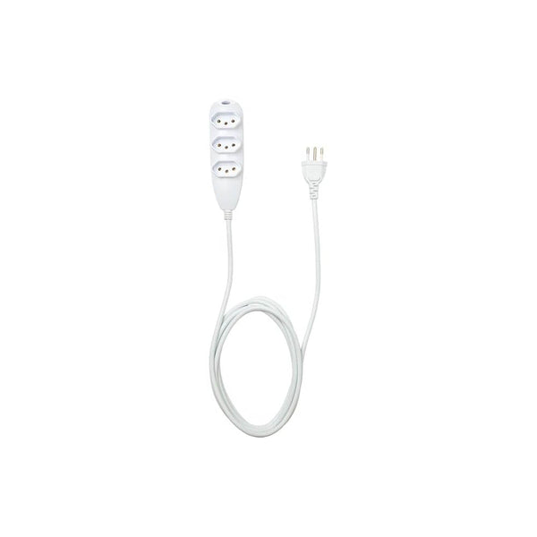 Extensão Elétrica 3 Tomadas 10A 5mt Bivolt Branca Intelbras EXT 3005 - 4830146