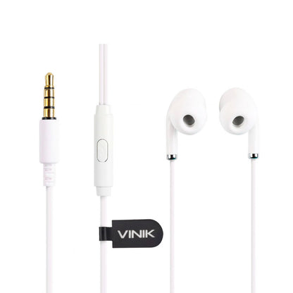Fone De Ouvido Sound Pods P3 Com Fio Vinik Branco - SP220B