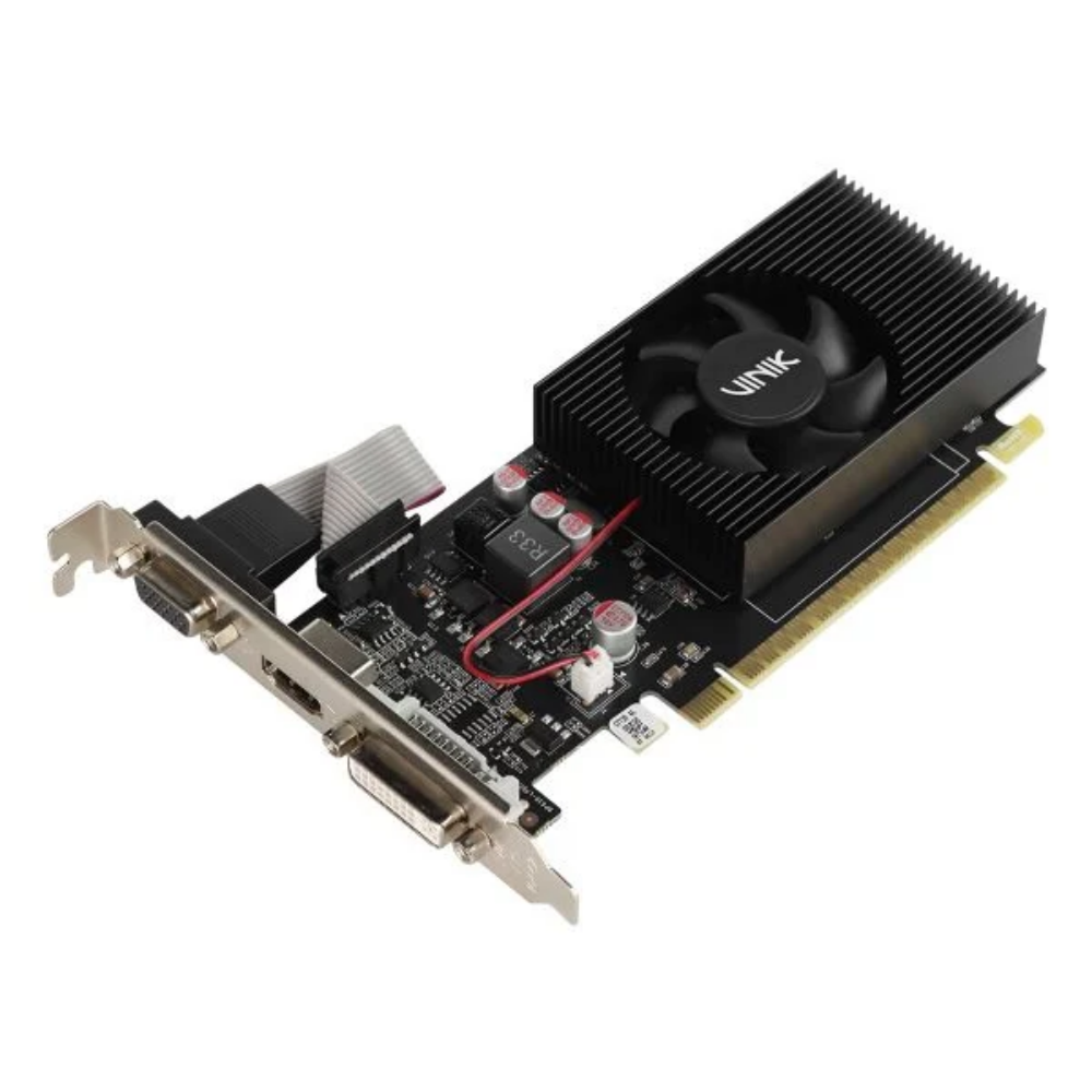 Placa De Video 4Gb GT 730 Gddr3 Vinik Low Profile Nvidia Geforce 128 Bits Hdmi Dvi Vga - GPUK7304GBLP0H2