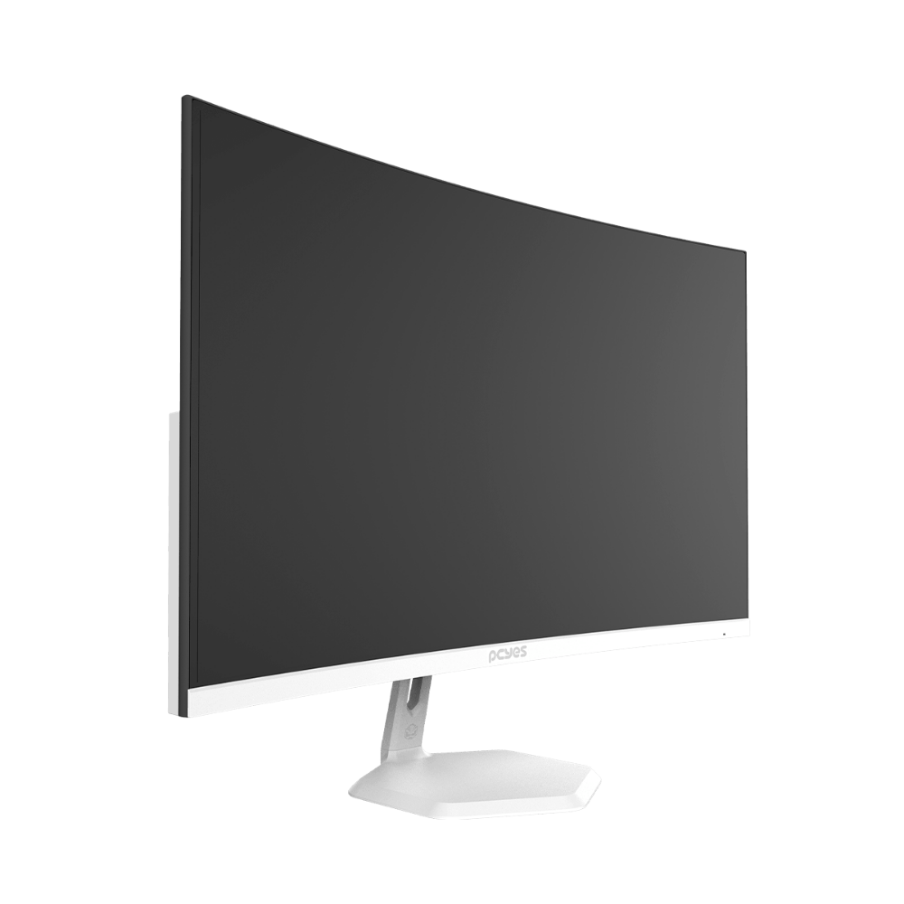 Monitor Gamer Curvo Led 27 Pols PCYes Quartzo Q27 Full HD  Va 100Hz 5Ms Hdmi vga Branco -  PMGQ27C100WG