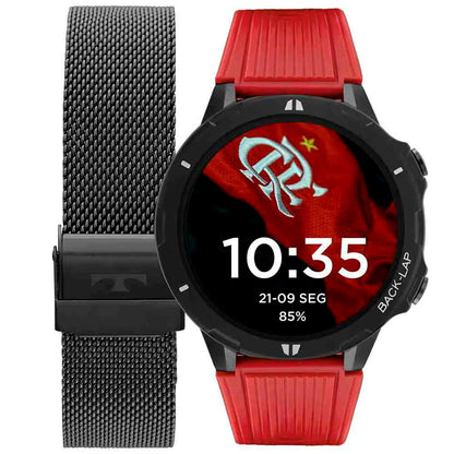 Relógio de Pulso SmartWatch Technos Connect Sports Flamengo Edição Especial - TSPORTSAF/7R