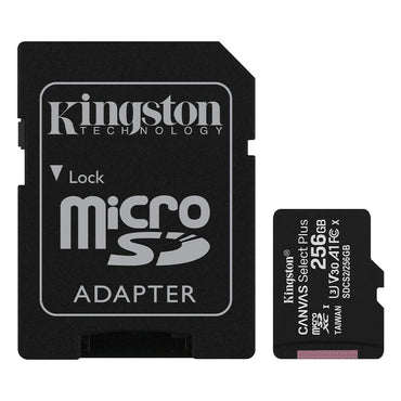 Cartão De Memória 256gb Micro Sd Card Kingston Cl 10 - SDCS2/256GB