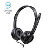 Headset Multilaser Rapoo P3 e Usb C/ Microfone Flexível Preto - RA020